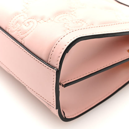 Gucci Calfskin GG Matelasse Small Slim Chain Shoulder Bag Perfect Pink Natural 10 of 10
