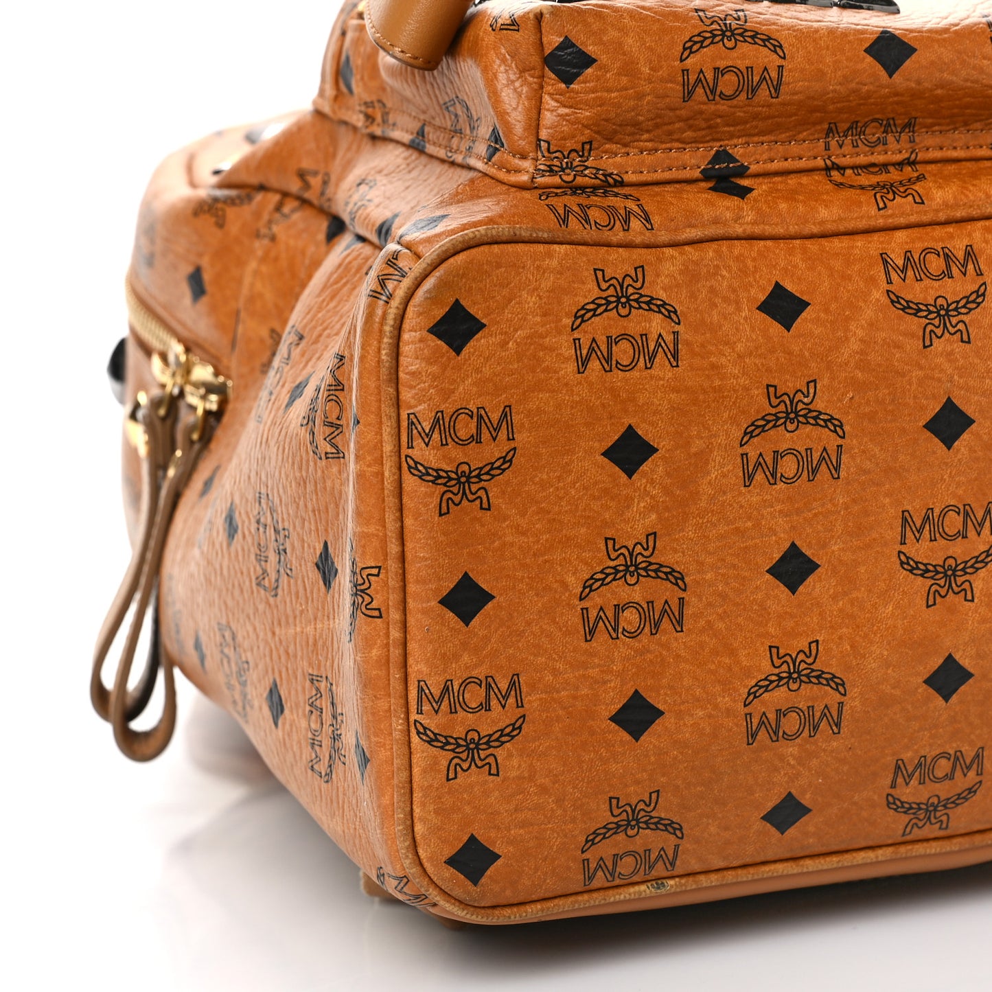 Visetos Studded Medium Stark M Backpack Cognac