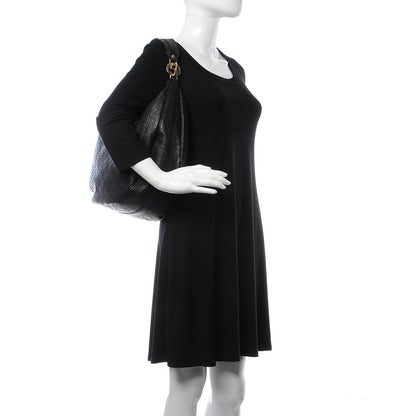 Gucci Guccissima Large GG Twins Hobo Black 2 of 7