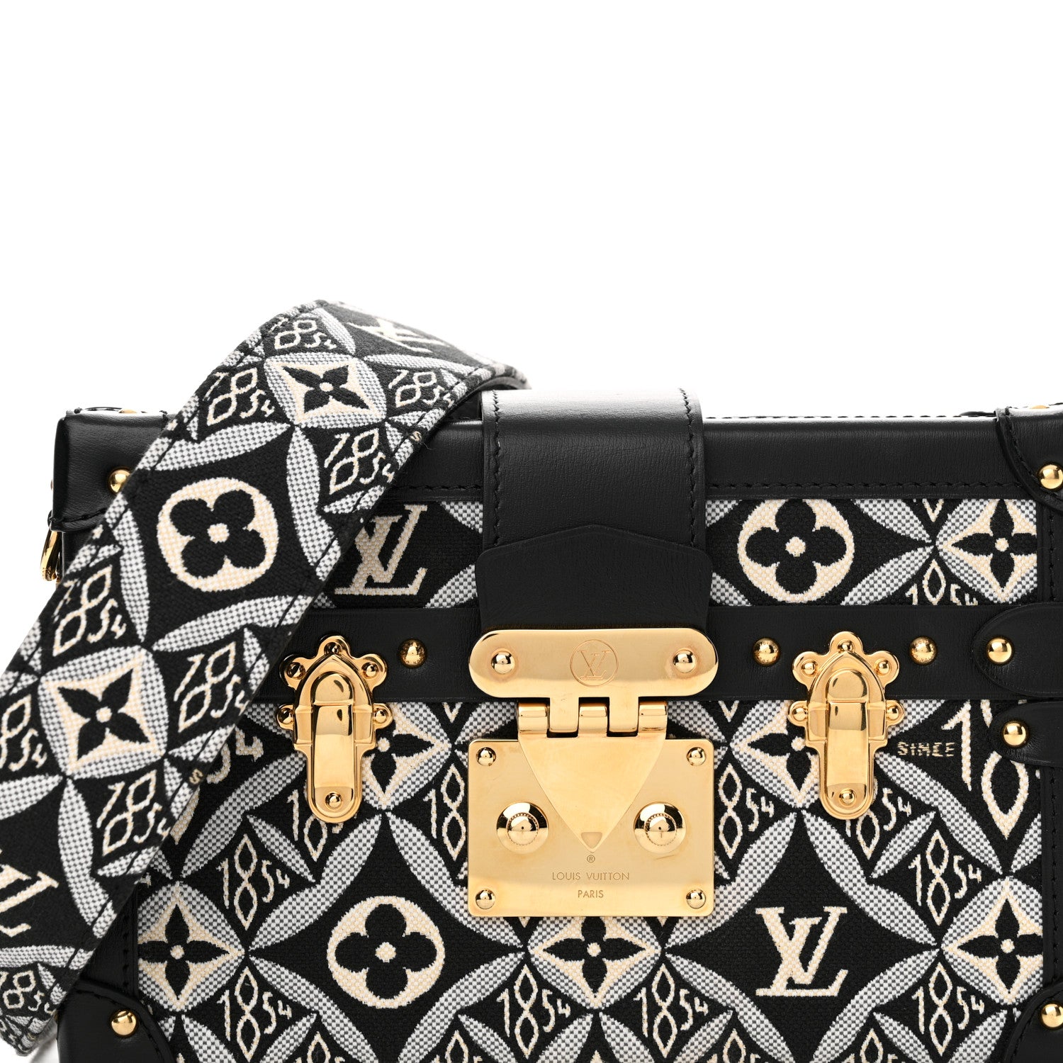 Louis Vuitton Jacquard Since 1854 Petite Malle Grey 7 of 12