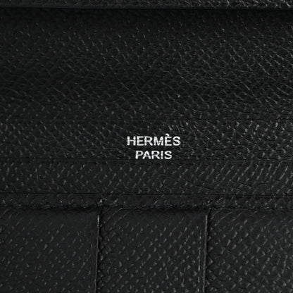 Hermes Epsom Bearn Gusset Wallet Black 6 of 6