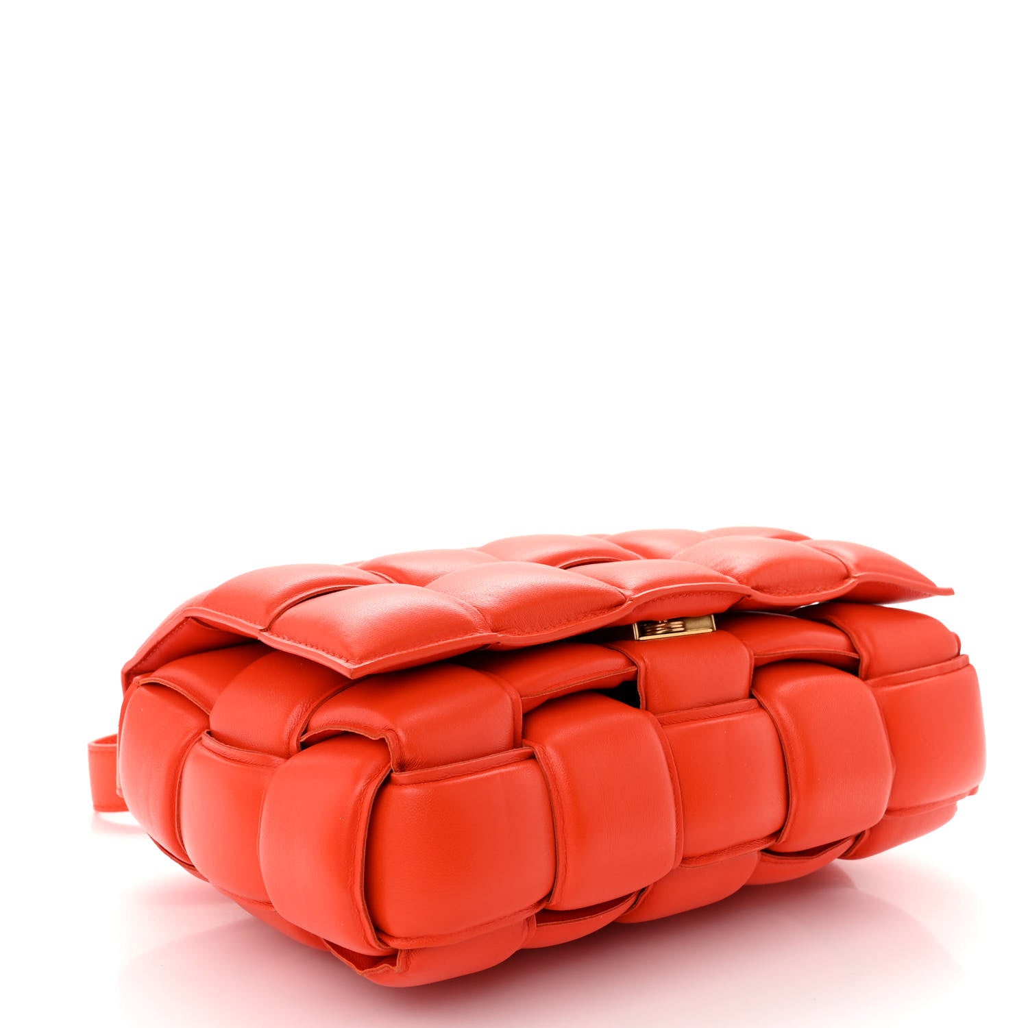 Bottega Veneta Nappa Maxi Intreccio Padded Cassette Crossbody Bag Sunburst 4 of 8