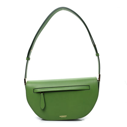 Burberry Calfskin Small Olympia Shoulder Bag Green 1 of 8