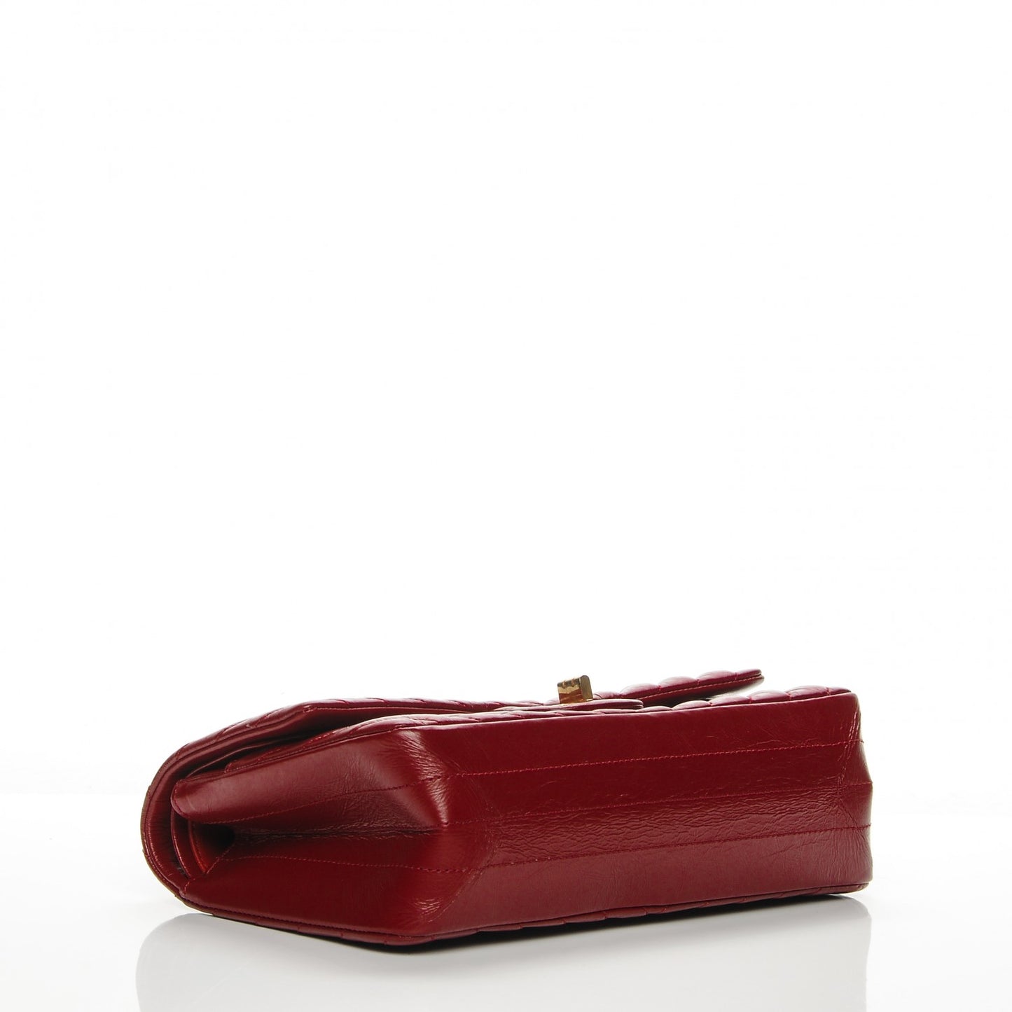 Aged Calfskin Chevron Quilted 2.55 Reissue 225 Flap Red