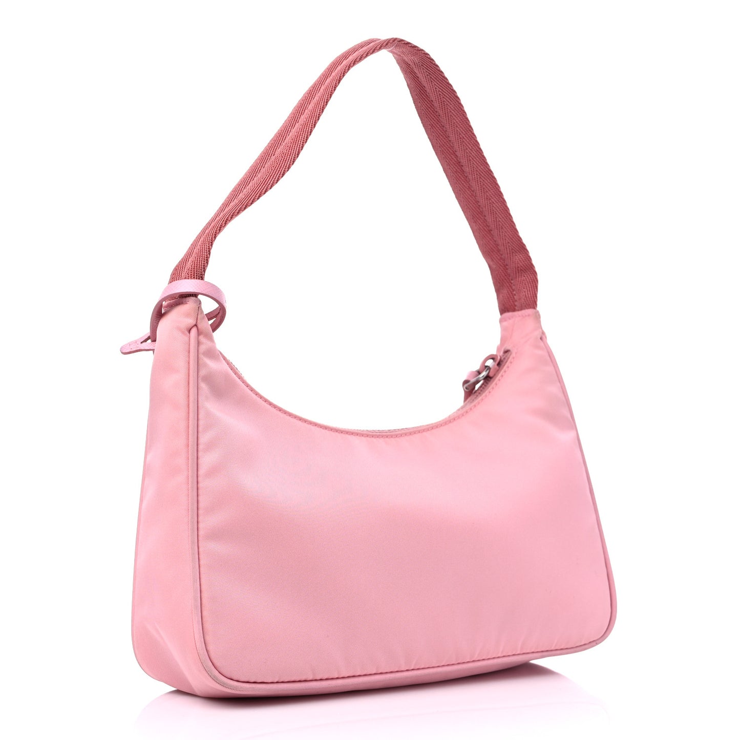 Tessuto Nylon Saffiano Mini Re-Edition 2000 Bag Rosa