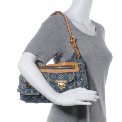 Louis Vuitton Monogram Denim Baggy PM Blue 2 of 7