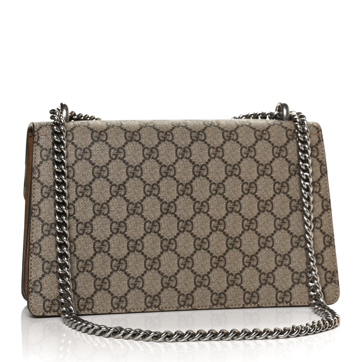 GG Supreme Monogram Small Dionysus Shoulder Bag Taupe