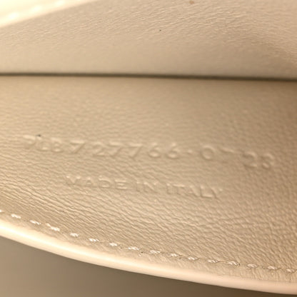 Saint Laurent Smooth Calfskin Mini Manhattan Shoulder Bag Blanc Vintage 7 of 11