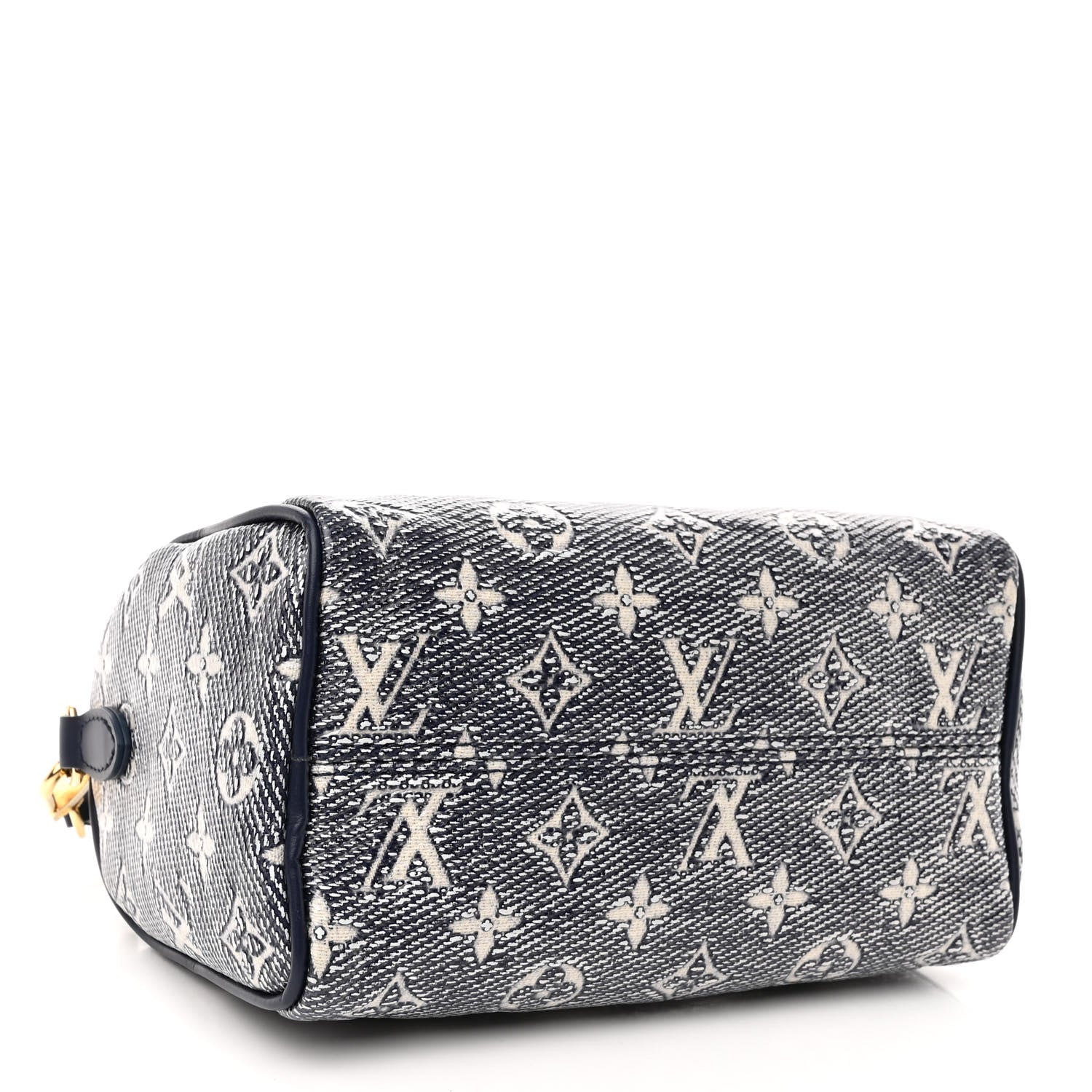 Louis Vuitton Monoglam Speedy Bandouliere 20 Blue 4 of 9