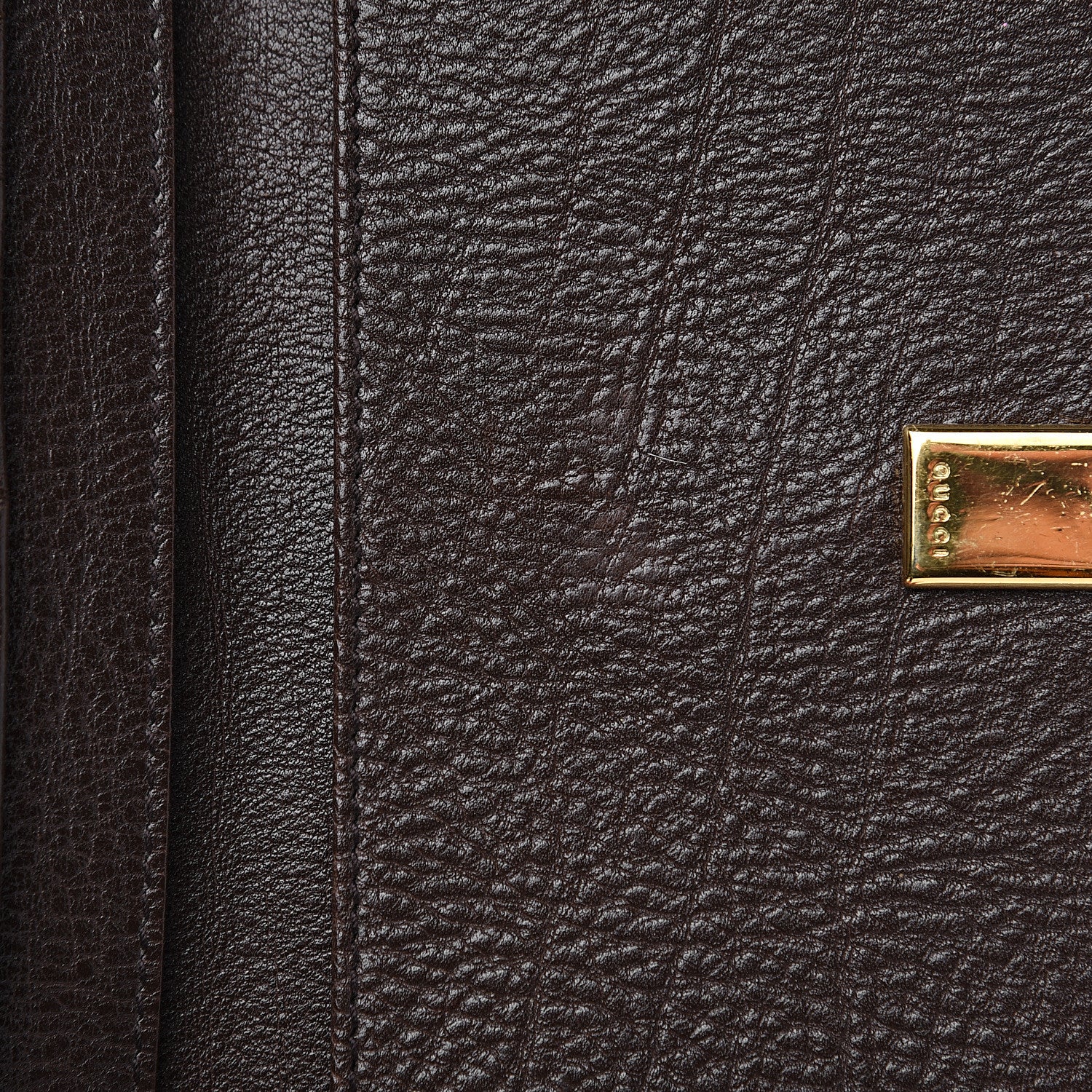 Gucci Monogram Interlocking GG Continental Wallet Dark Brown 7 of 10