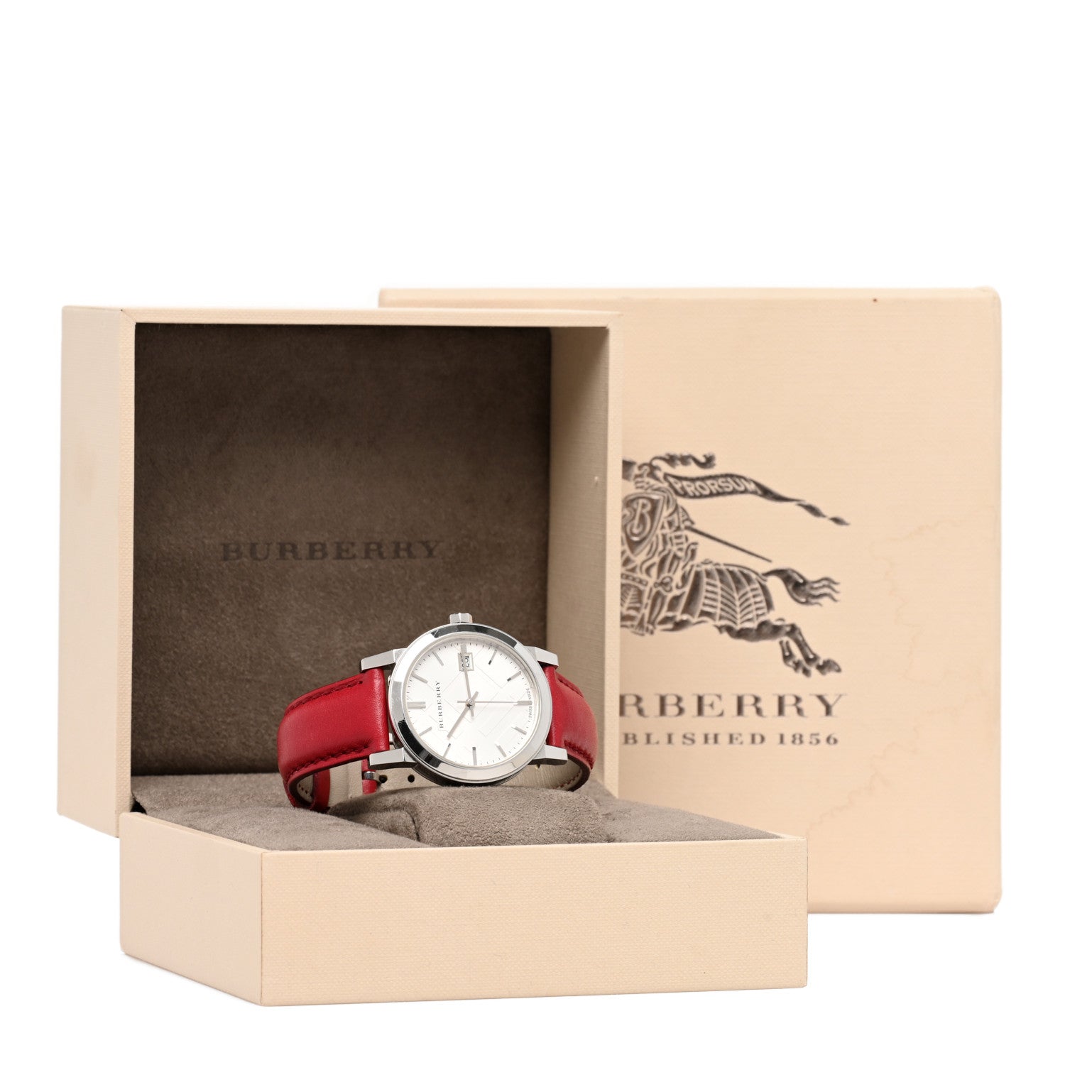 Burberry Stainless Steel Calfskin 34mm The City Quartz Watch BU9129 5 of 5