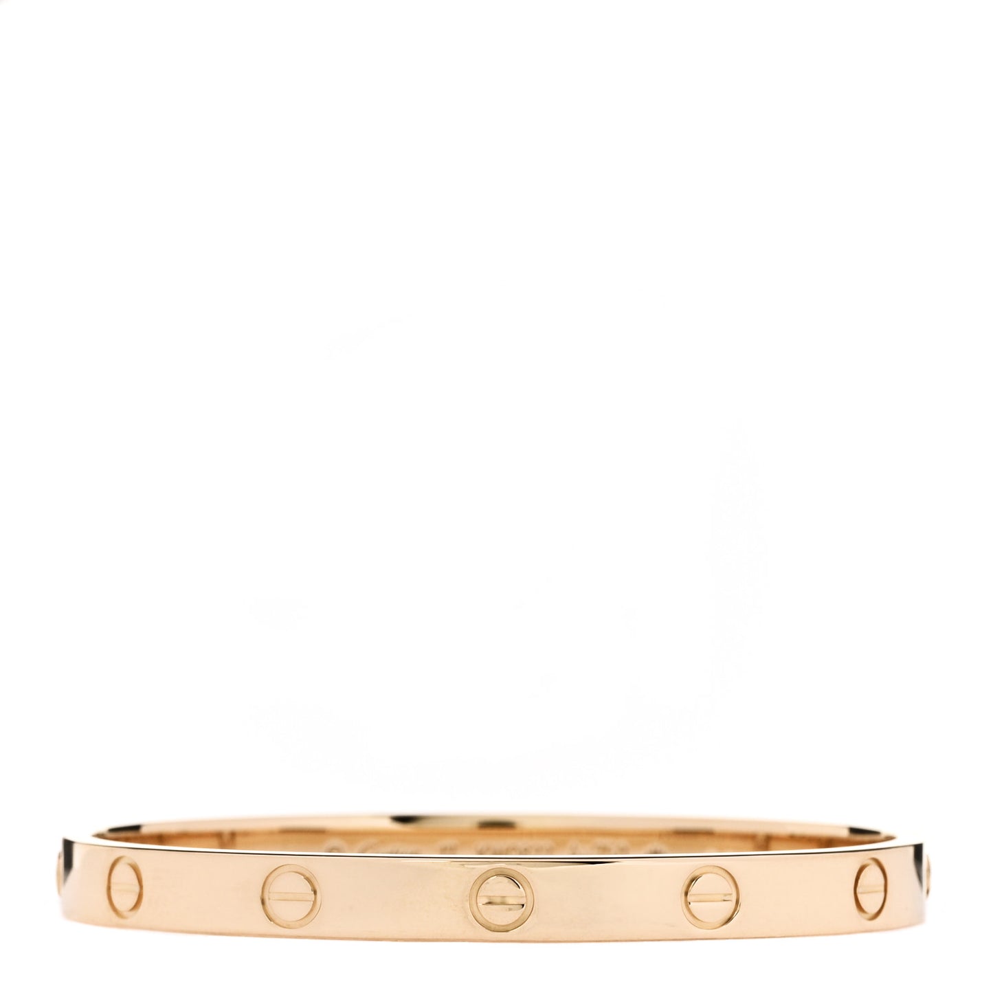 18K Yellow Gold LOVE Bracelet 17
