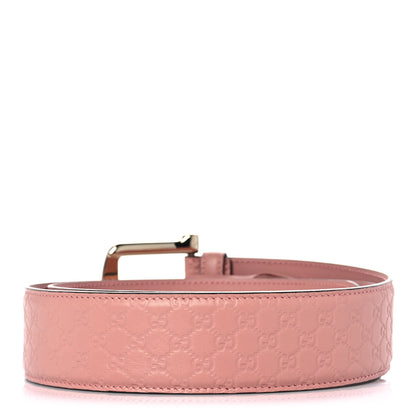 Gucci Soft Microguccissima Margaux Calfskin Belt 95 38 Soft Pink 2 of 4