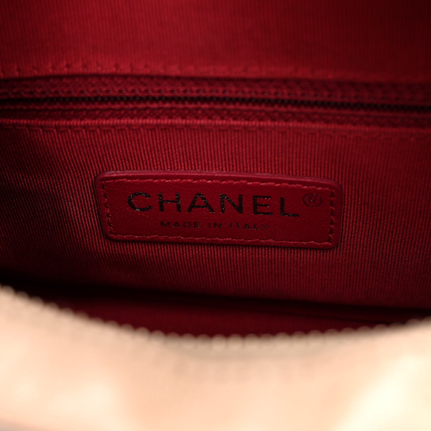 Chanel Aged Calfskin Quilted Small Gabrielle Hobo Beige Black 6 of 11