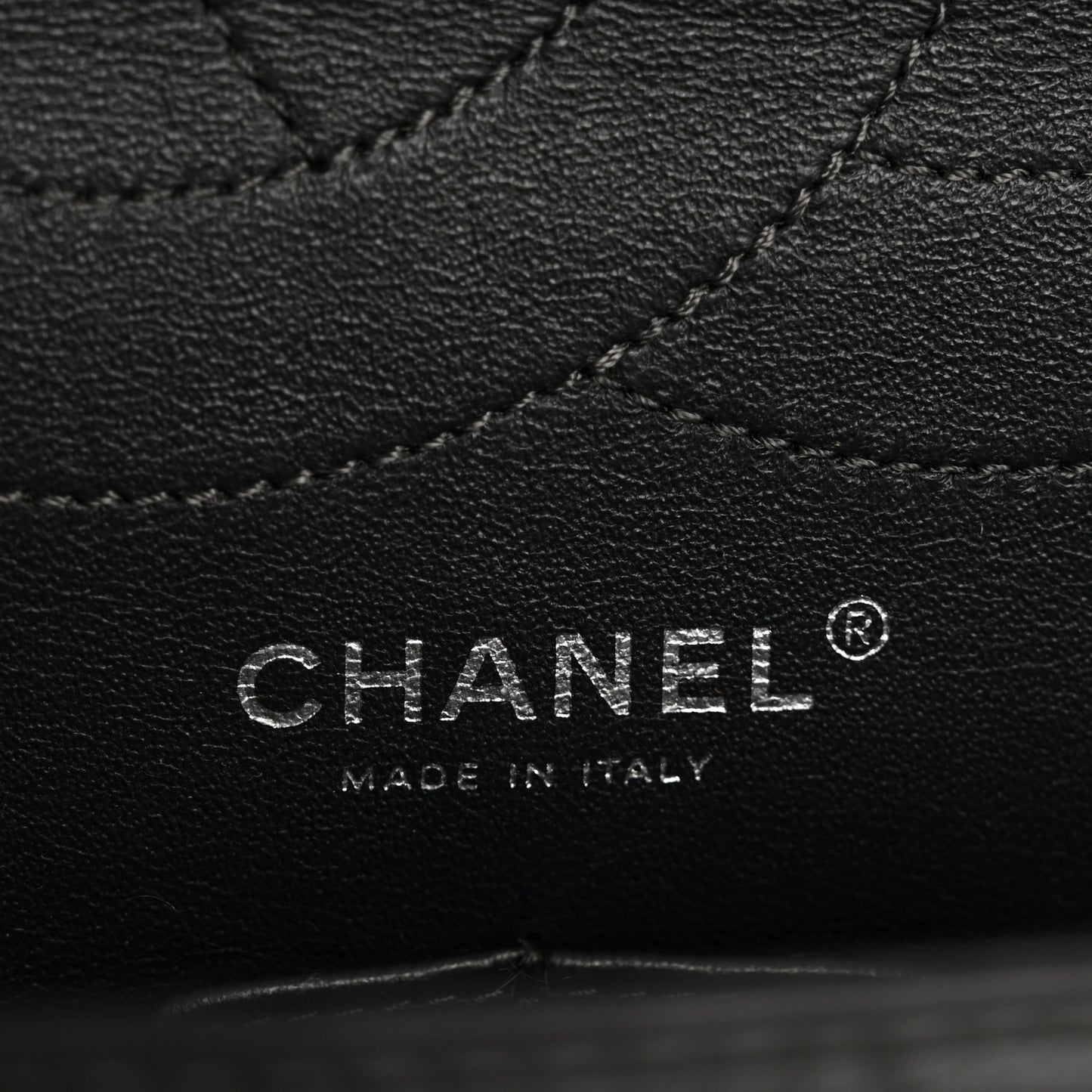 Aged Calfskin Quilted 2.55 Reissue 227 Flap Dark Grey