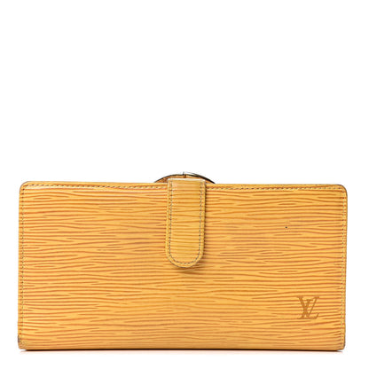 Louis Vuitton Epi Continental French Purse Wallet Tassil 1 of 15