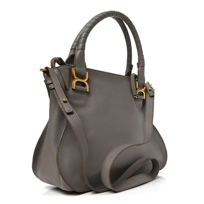 Chloe Calfskin Medium Marcie Satchel Cashmere Grey 3 of 10