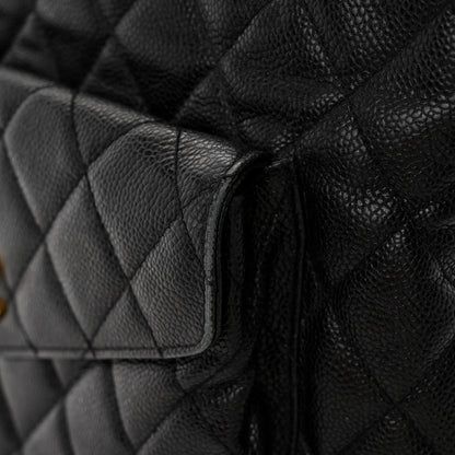 Chanel Caviar Quilted Flap Shoulder Bag Black 12 of 12