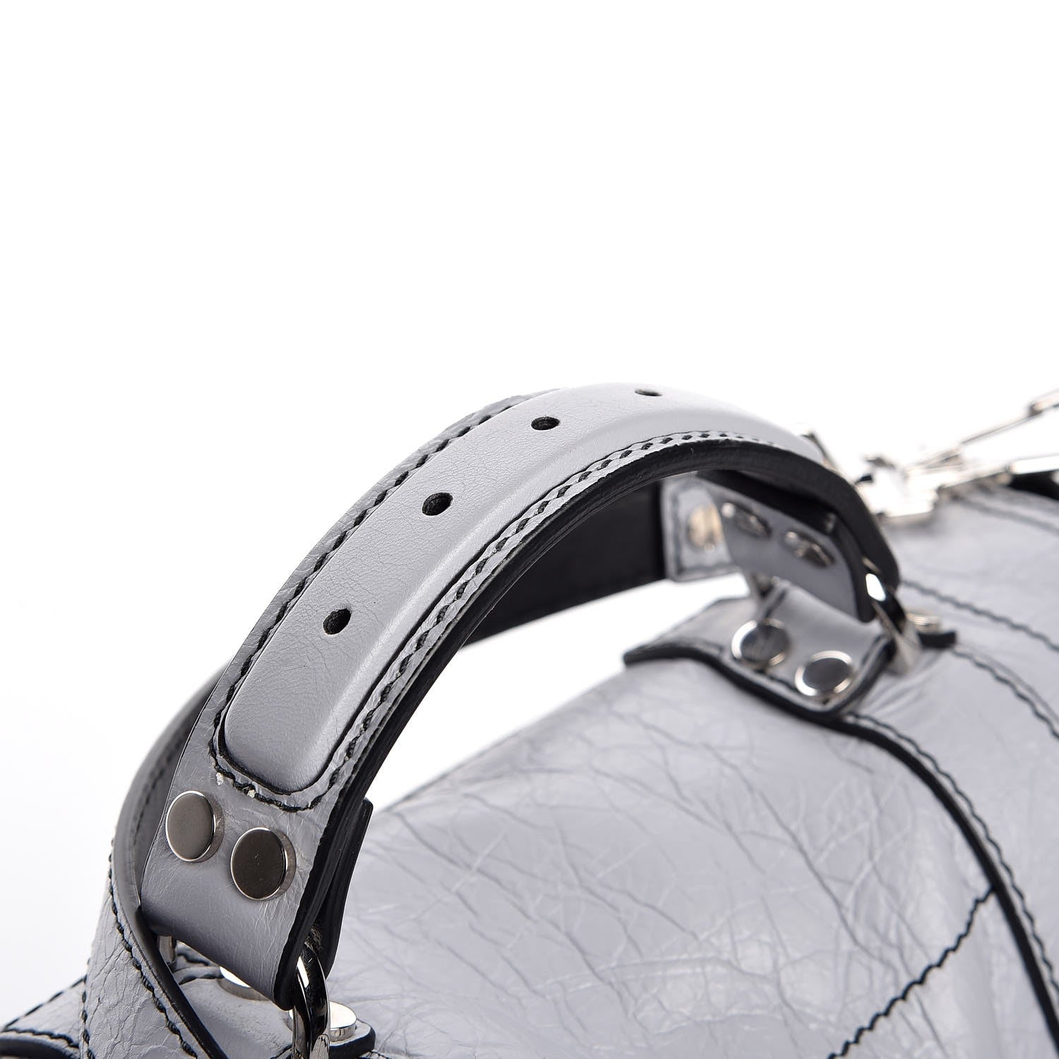 Proenza Schouler Paper Lambskin Medium PS1 Plus Zip Satchel Dove Grey 8 of 9