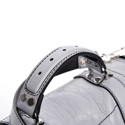 Proenza Schouler Paper Lambskin Medium PS1 Plus Zip Satchel Dove Grey 8 of 9