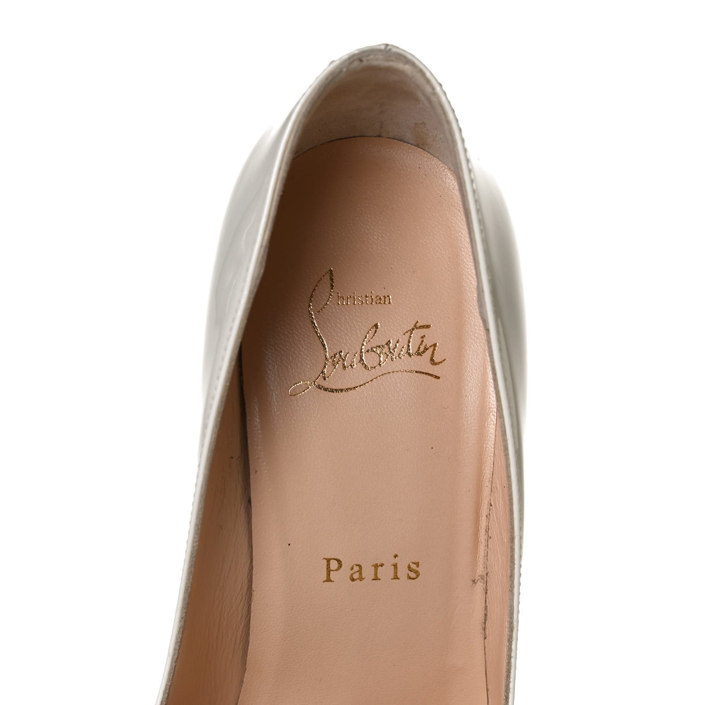 Patent Pigalle Follies 100 Pumps 36.5 Snow
