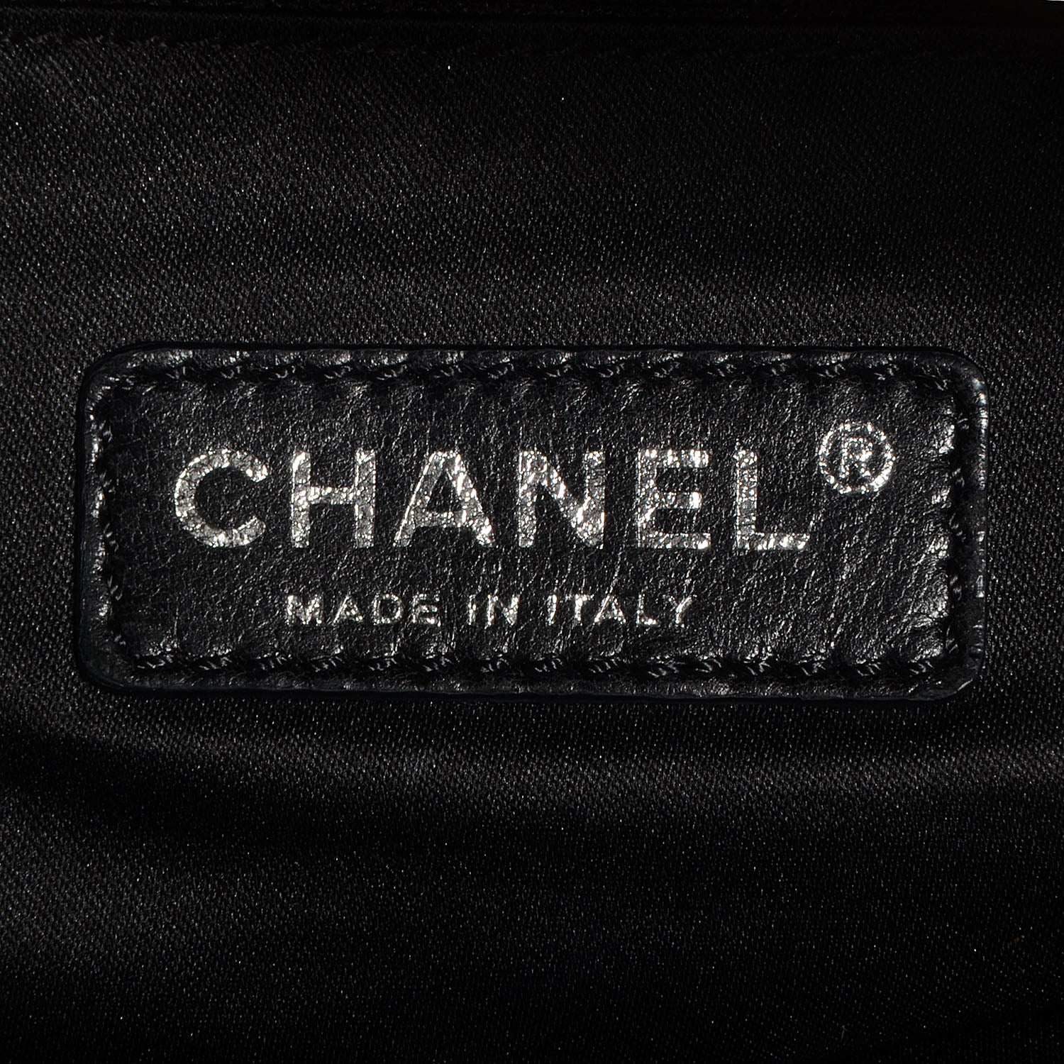 Chanel Glazed Calfskin Twisted Camera Case Black 6 of 7