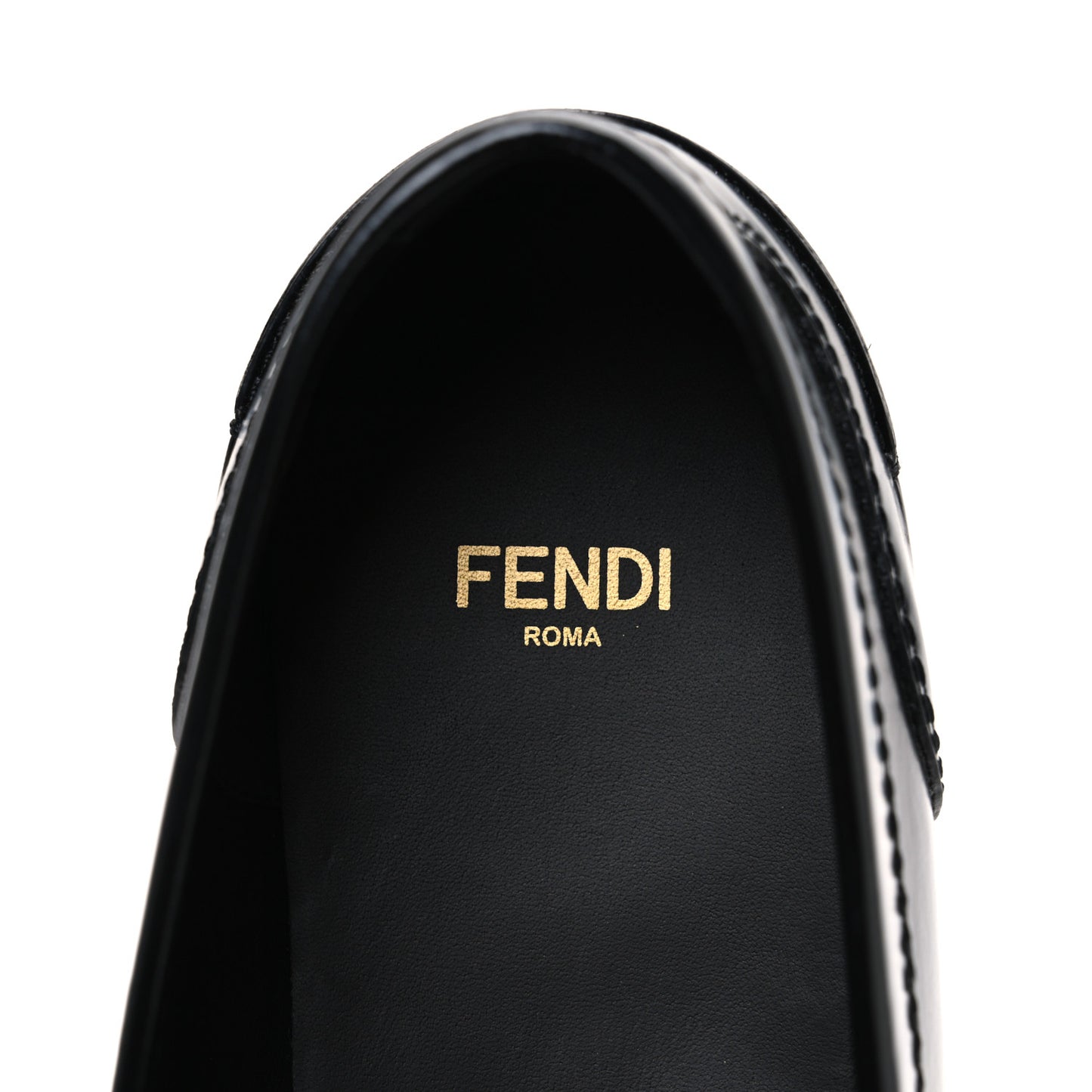 Vitello Logo Loafers 39 Black