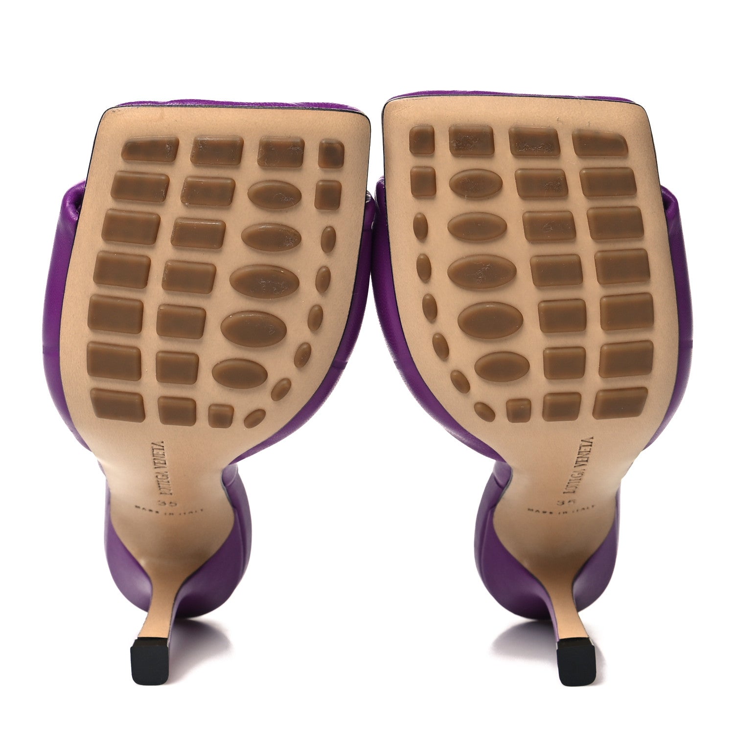 Bottega Veneta Nappa Quilted Rubber Lido Mule Sandals 35 Gumdrop 5 of 7