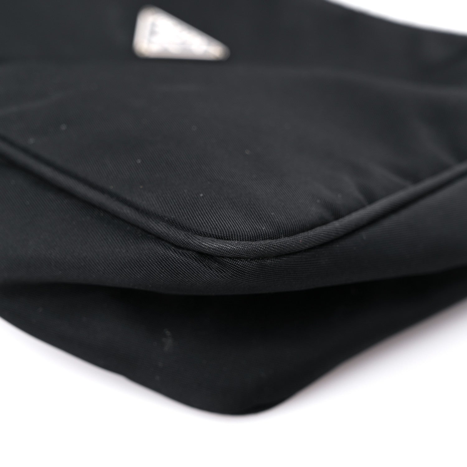 Prada Tessuto Nylon Shoulder Bag Black 8 of 15