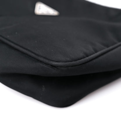 Prada Tessuto Nylon Shoulder Bag Black 8 of 15