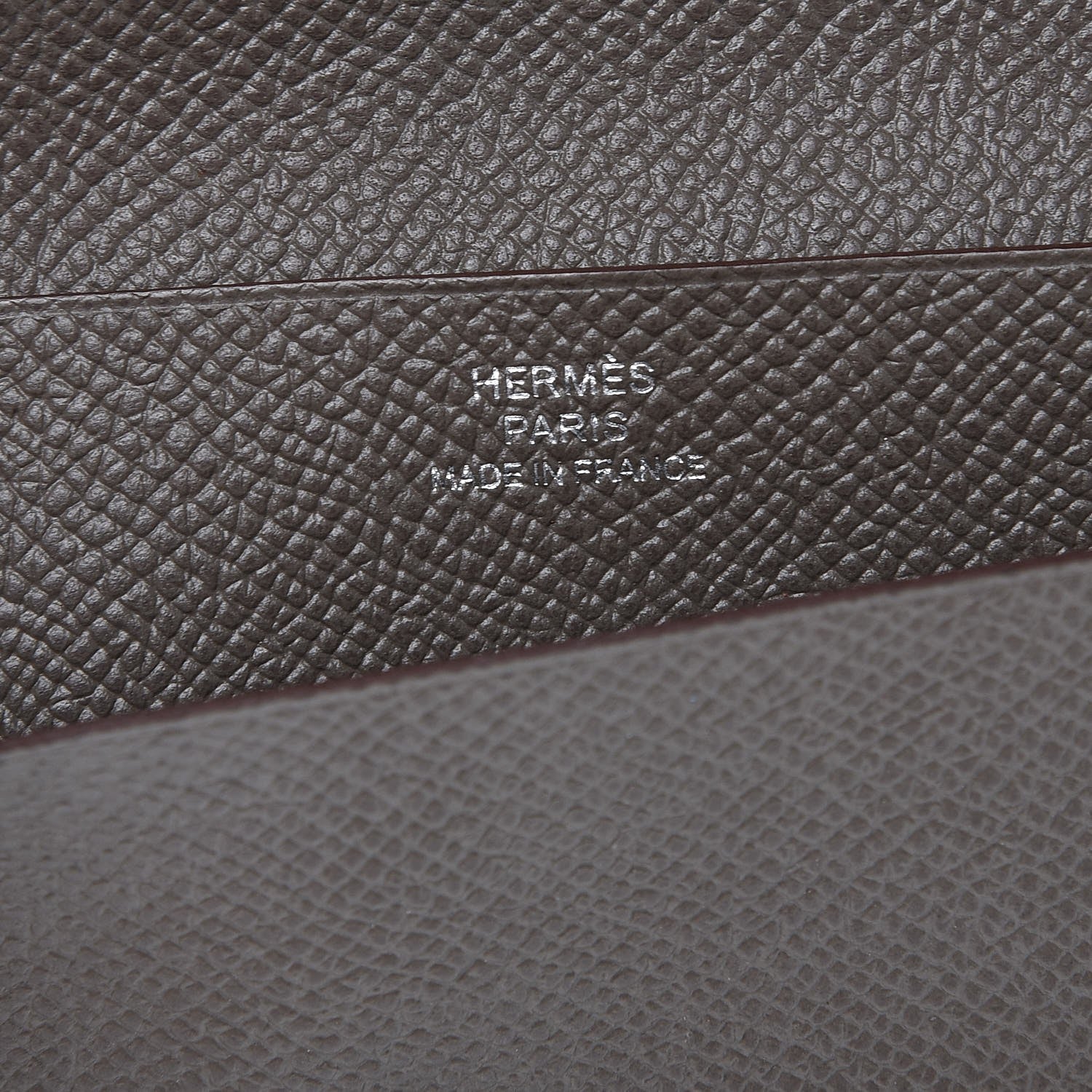 Hermes Epsom MC2 Fleming Checkbook Holder Wallet Etain 6 of 8