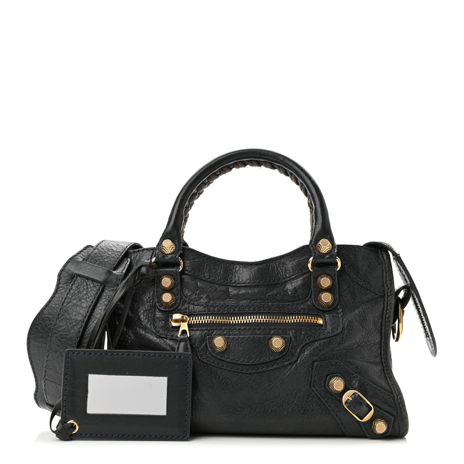 Balenciaga Agneau Giant 12 Gold Hardware Mini City Anthracite 1 of 15