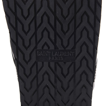 Saint Laurent Lambskin Maine Liscio Jimmy Ring Sandal 45 Moro 6 of 7