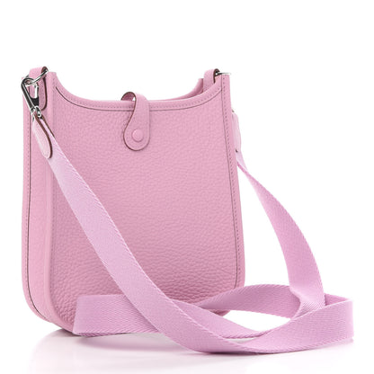 Hermes Taurillon Clemence Evelyne TPM Mauve Sylvestre 3 of 9