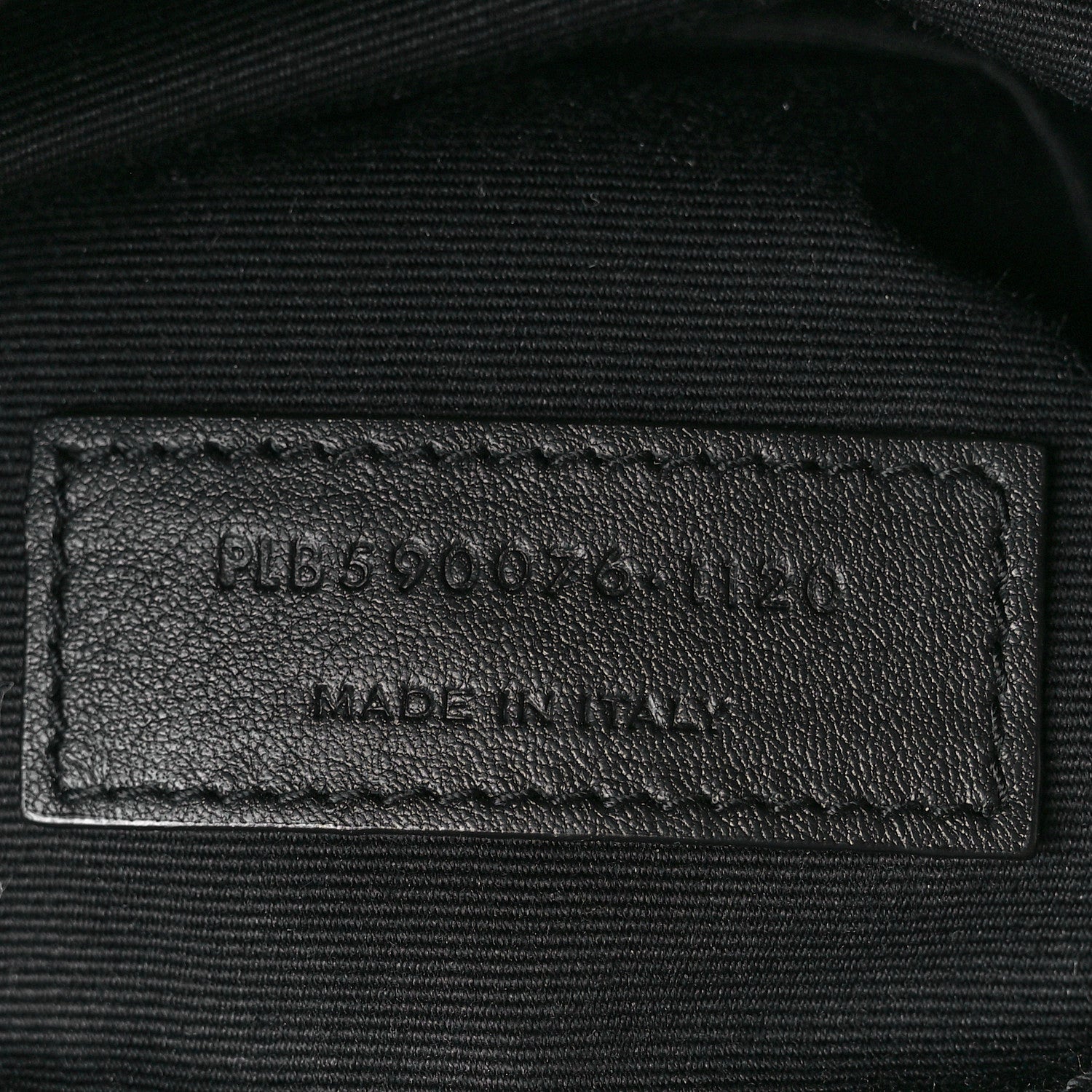 Saint Laurent Canvas Monogram Belt Bag Black 8 of 12