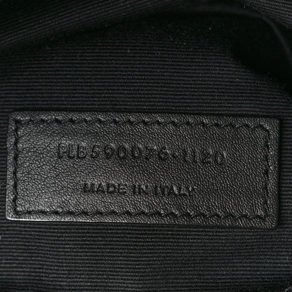Saint Laurent Canvas Monogram Belt Bag Black 8 of 12
