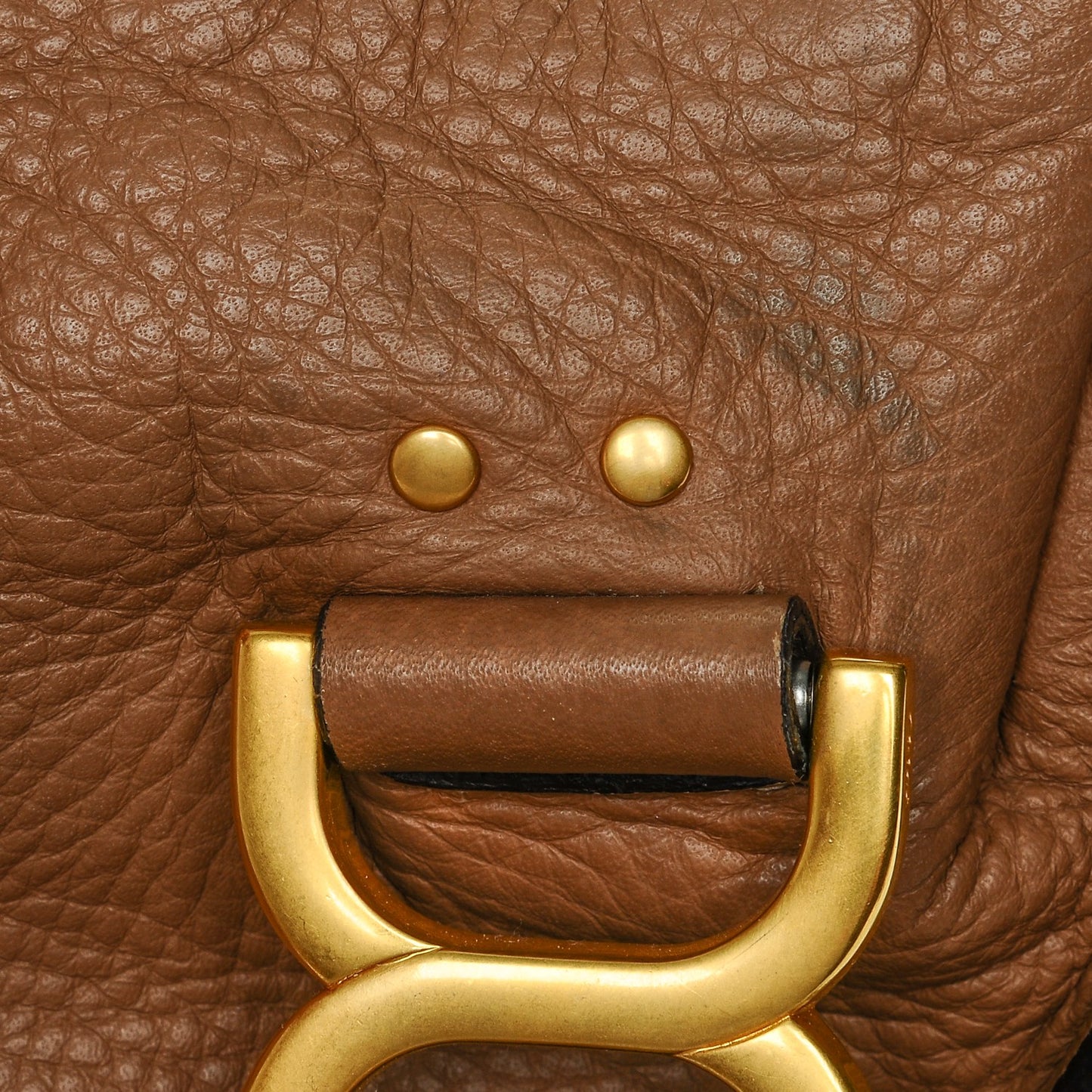 Calfskin Medium Marcie Satchel Nut