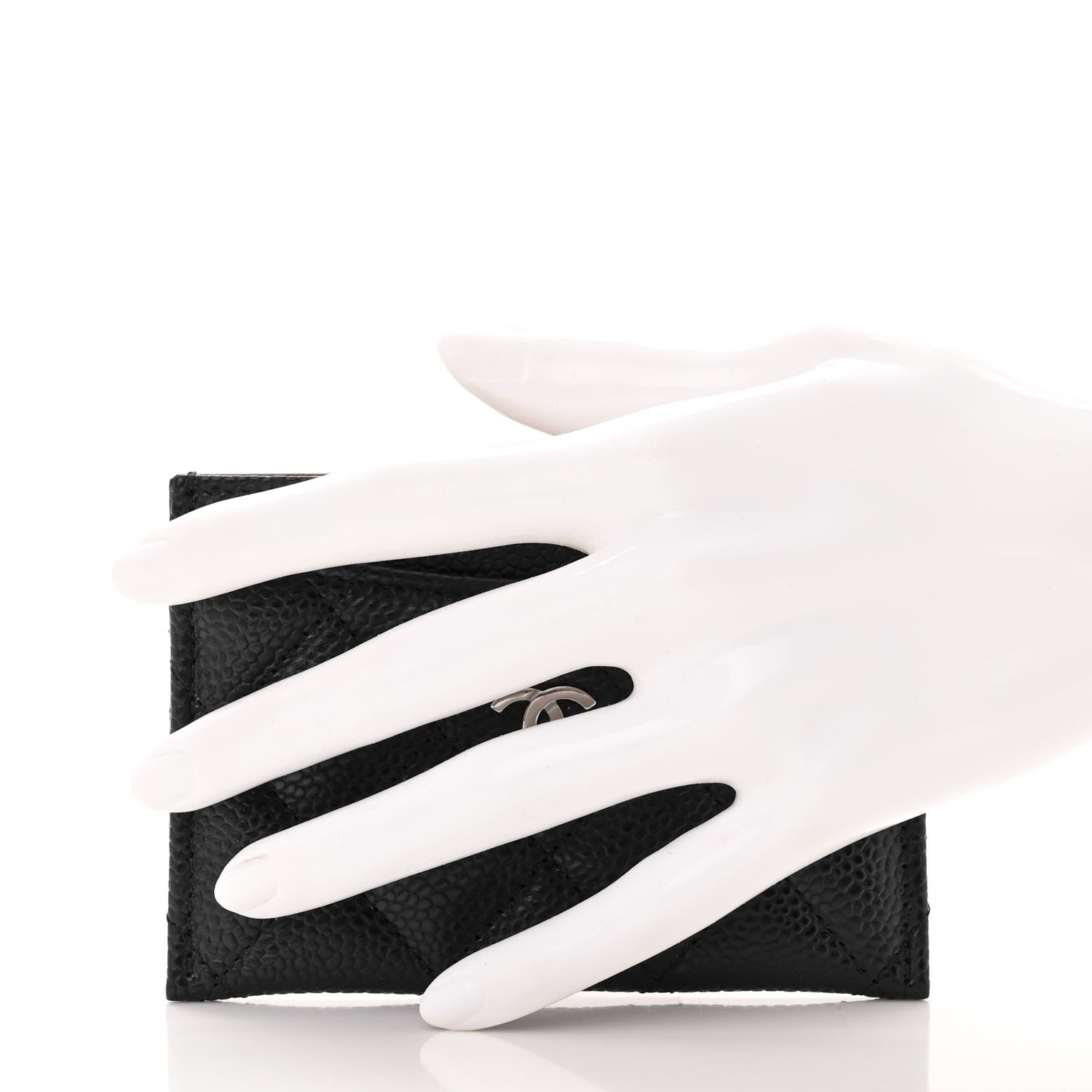 Chanel Caviar Quilted Card Holder Black 2 of 9