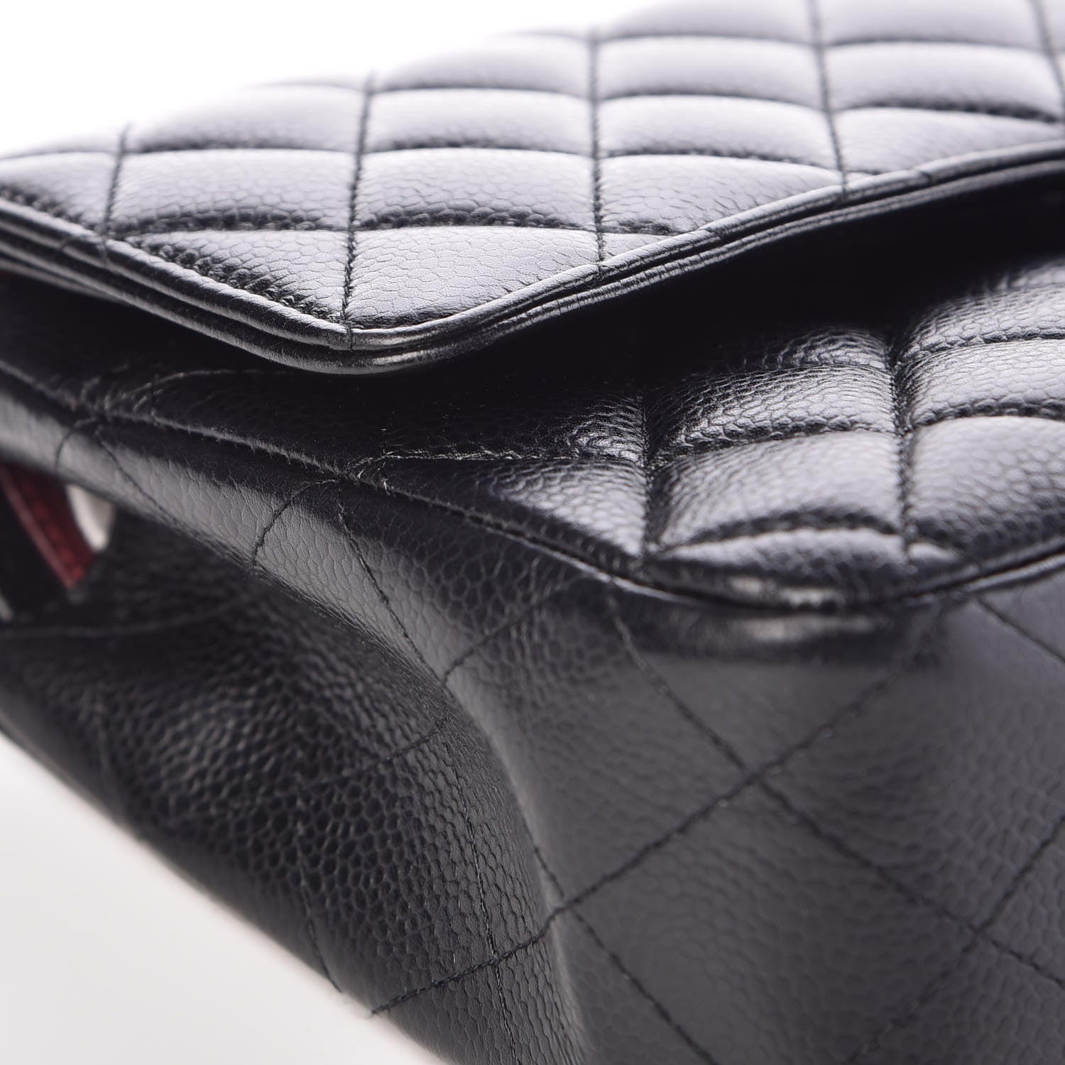 Chanel Caviar Quilted Medium Double Flap Black 15 of 18
