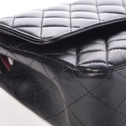 Chanel Caviar Quilted Medium Double Flap Black 15 of 18