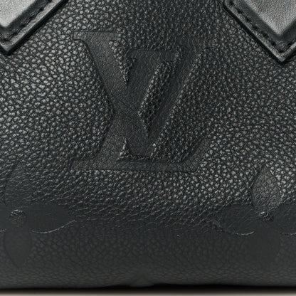 Louis Vuitton Empreinte Monogram Giant Speedy Bandouliere 20 Black 7 of 9