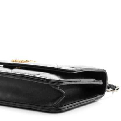 Chanel Lambskin Quilted Chanel 19 Wallet On Chain WOC Black 11 of 13