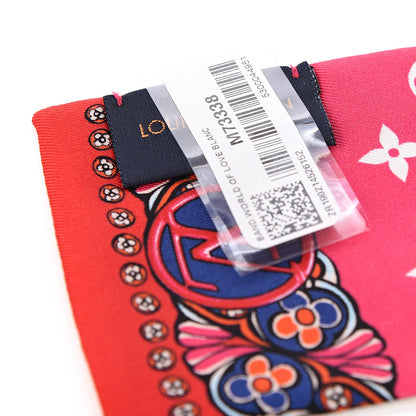 Louis Vuitton Silk Monogram World Of Love Bandeau White 2 of 2
