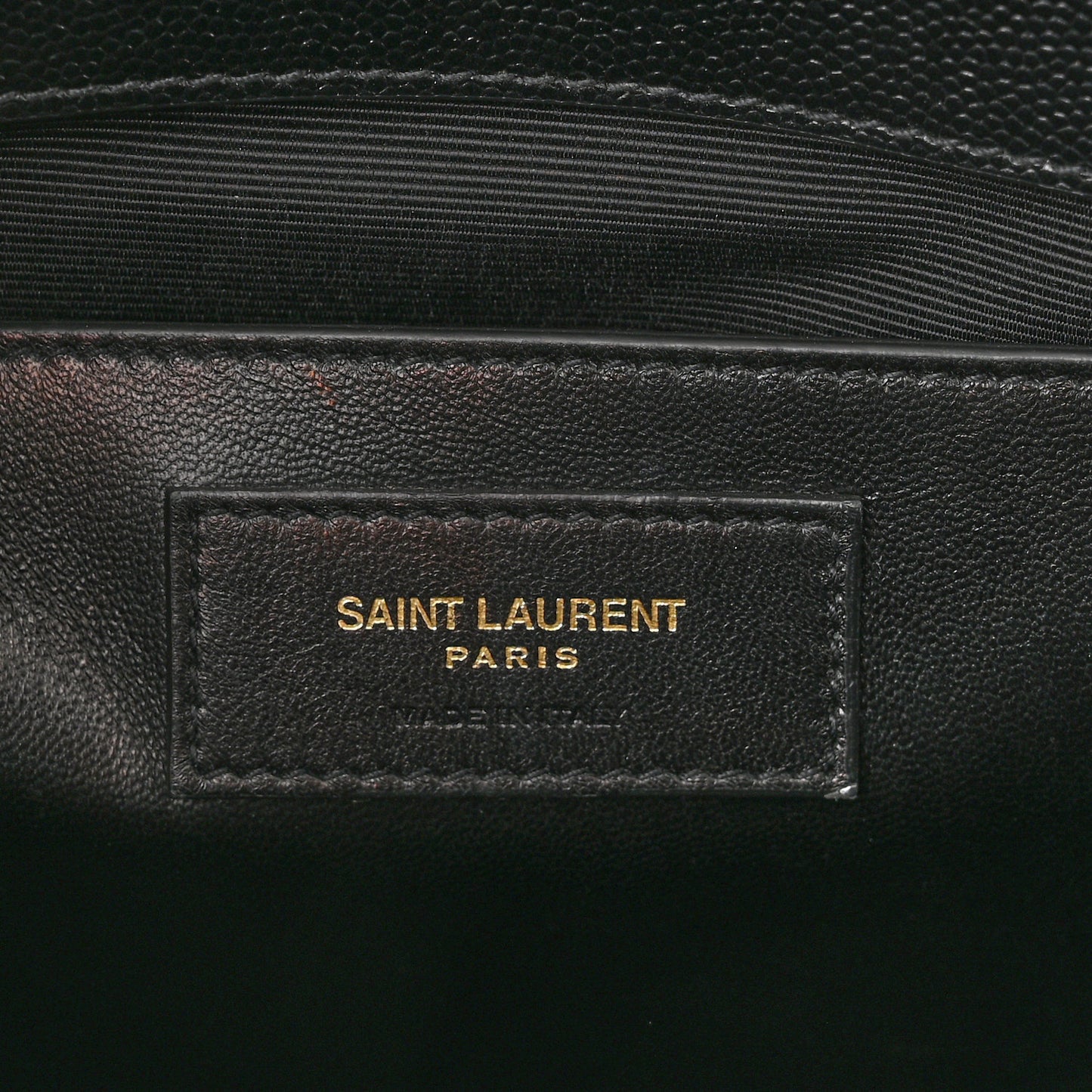 Grain De Poudre Medium Classic Monogram Kate Satchel Black