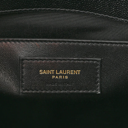 Saint Laurent Grain De Poudre Medium Classic Monogram Kate Satchel Black 7 of 11