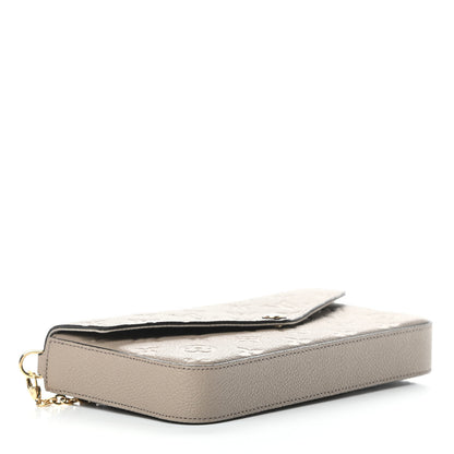 Louis Vuitton Empreinte Pochette Felicie Chain Wallet Tourterelle 5 of 11