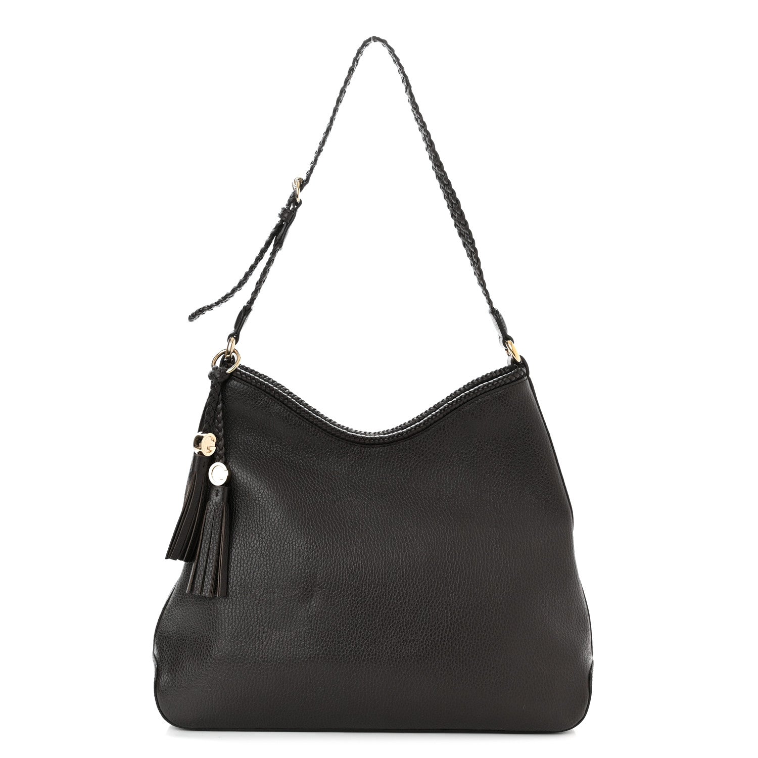 Gucci Pebbled Calfskin Medium Marrakech Hobo Dark Brown 1 of 10