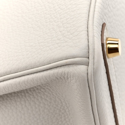 Hermes Togo Birkin 25 Gris Pale 11 of 12