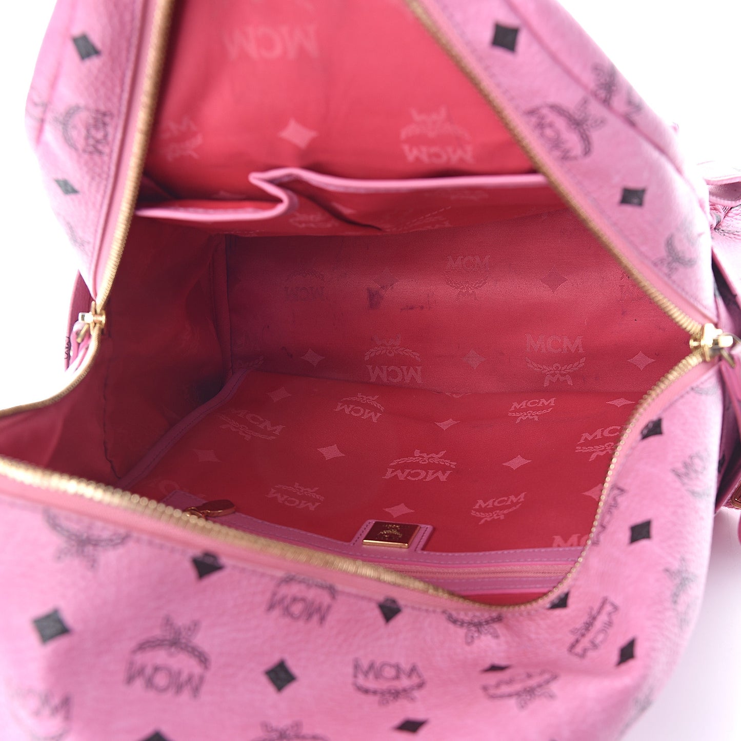 Visetos Medium Sprinkle Stud Stark Backpack Pink