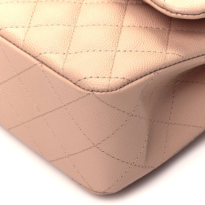 Chanel Caviar Quilted Small Double Flap Light Beige 8 of 8